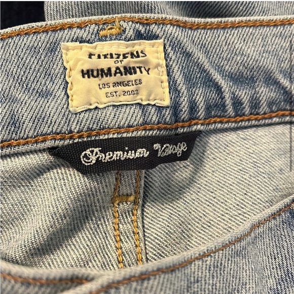 Citizens of Humanity Premium Vintage Emannuelle Slim Boot Lyocell Jean 10/30 - Picture 3 of 8